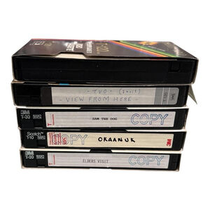 Vintage ER Documentary VHS Lot 4 Sam The Dog Okaanuk Elders Visit Inuit TVO 3M